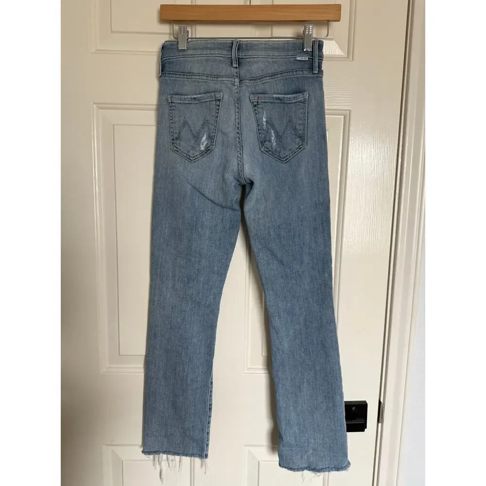Mother The Rascal Ankle Snippet Slim Straight Jean Blast from the Past 25